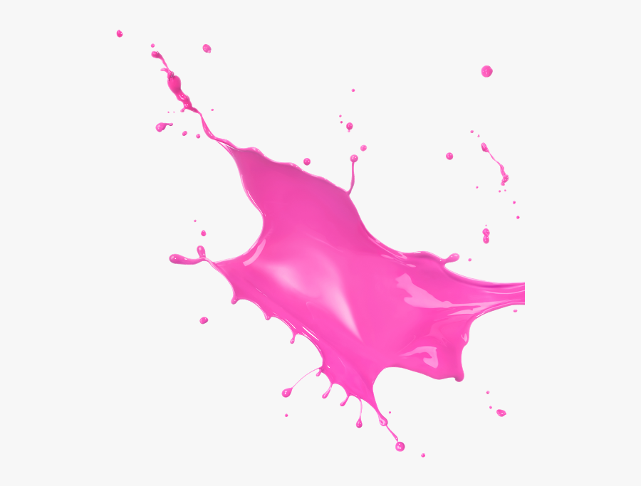 Pink Colour Splash Png, Transparent Clipart