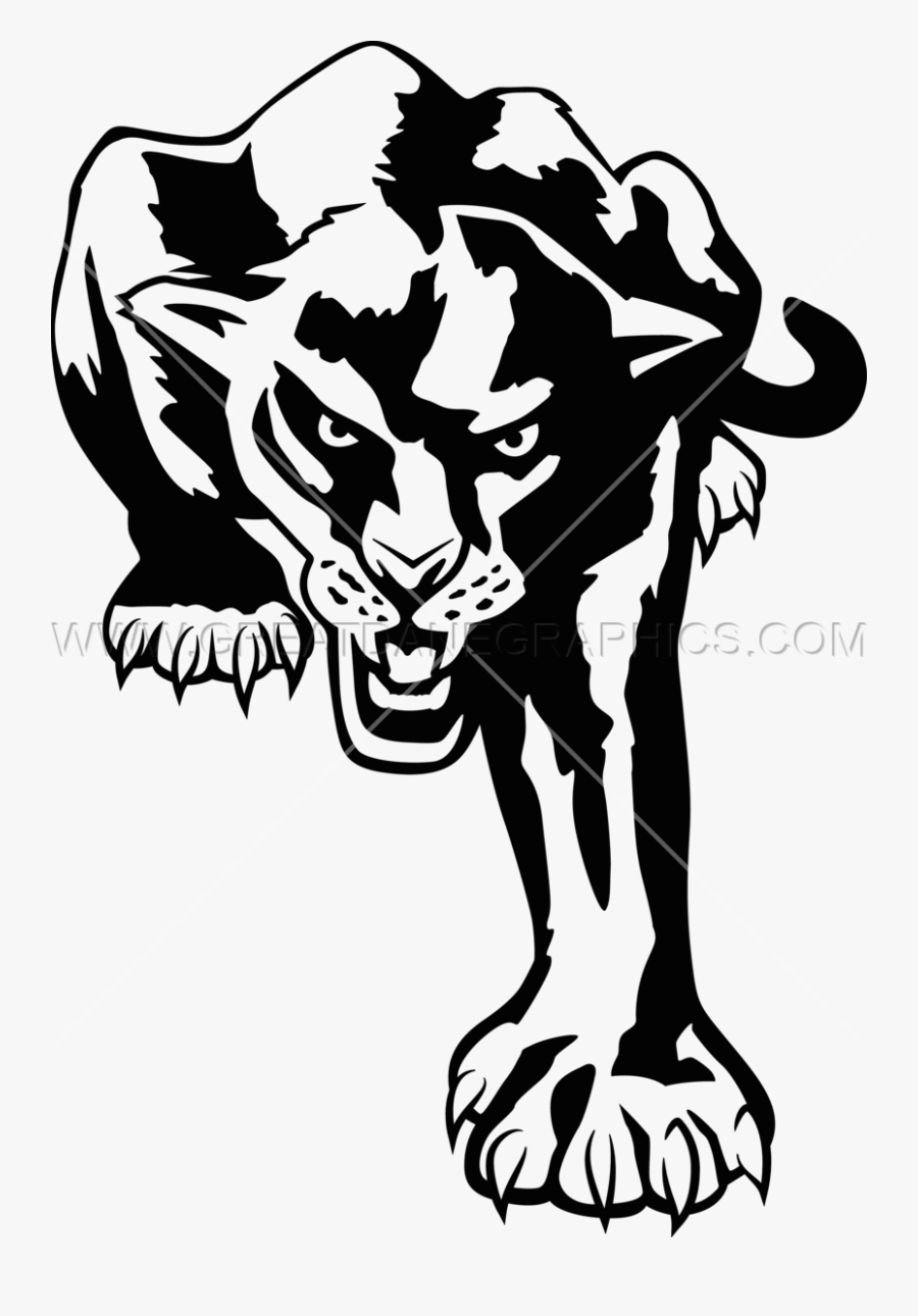 Panther Line Drawing At Getdrawings - Panther Drawing Clip Art, Transparent Clipart