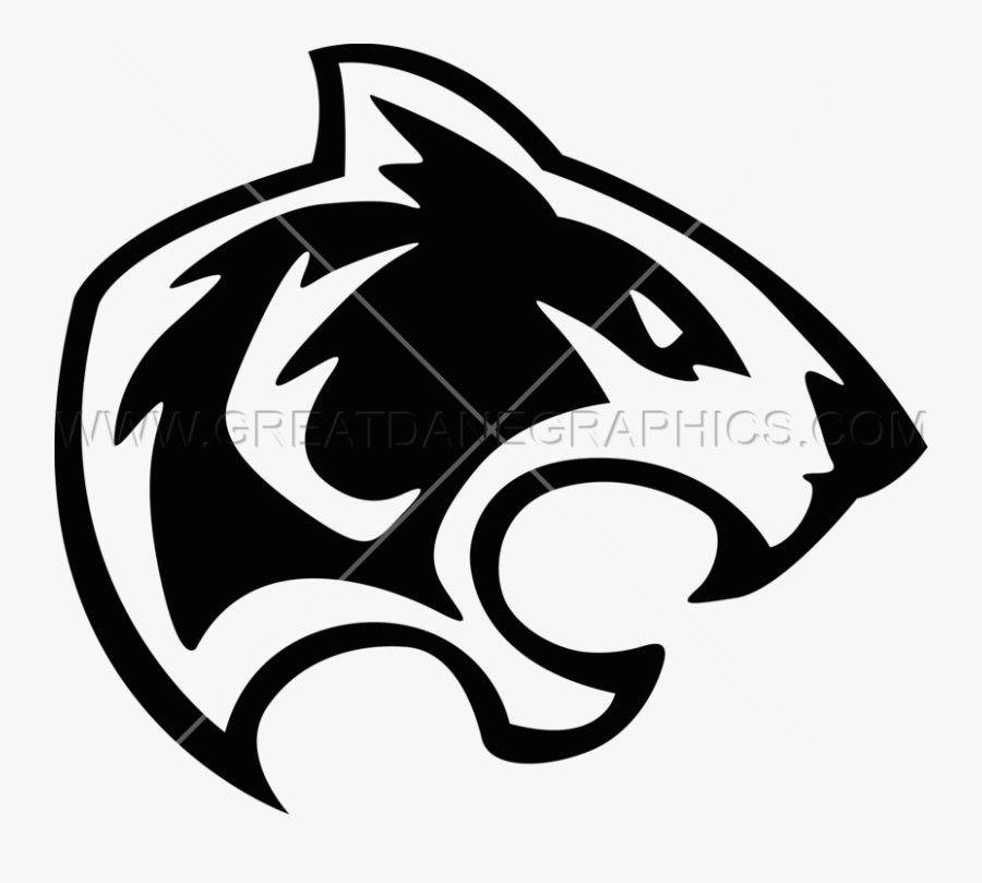 Panther Head - Emblem, Transparent Clipart