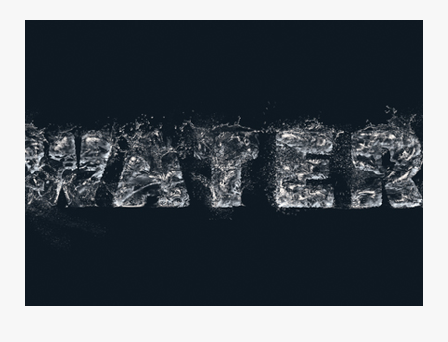 Clip Art How To Make Text Stand Out In Photoshop - Water Effect On Text, Transparent Clipart