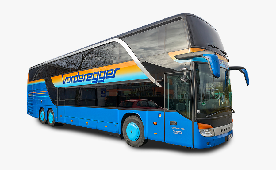 Setra S 431 Dt - Vorderegger Reisebusse, Transparent Clipart