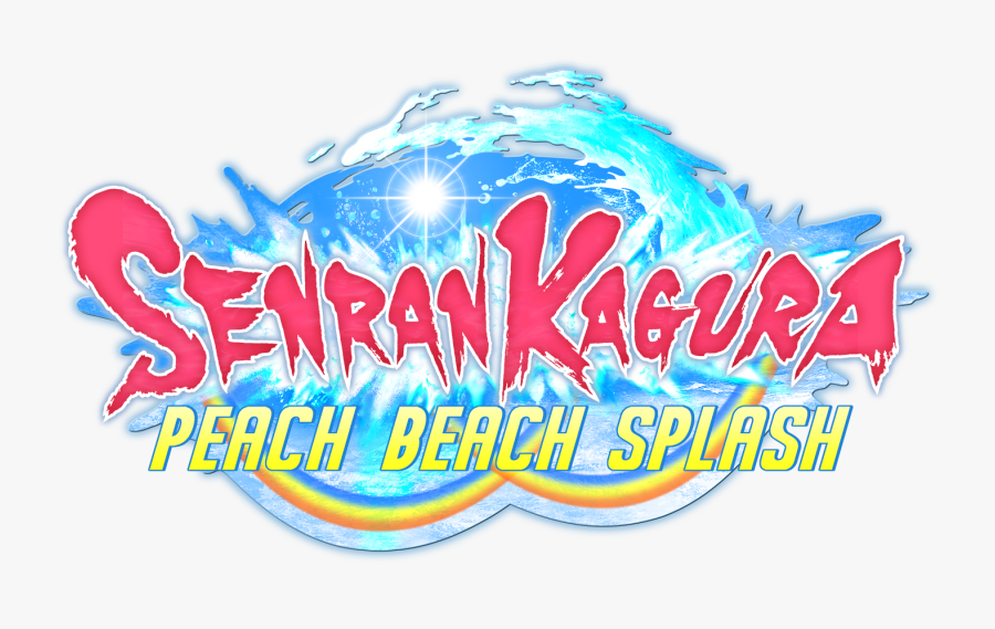 Senran Kagura Peach Beach Splash Logo, Transparent Clipart