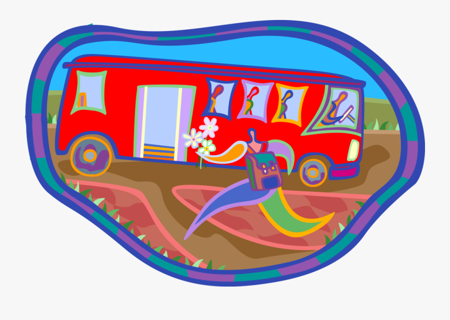 Vector Illustration Of Running To Catch Public Transportation, Transparent Clipart