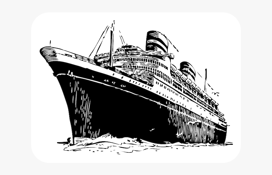 Ship Clipart Black And White, Transparent Clipart