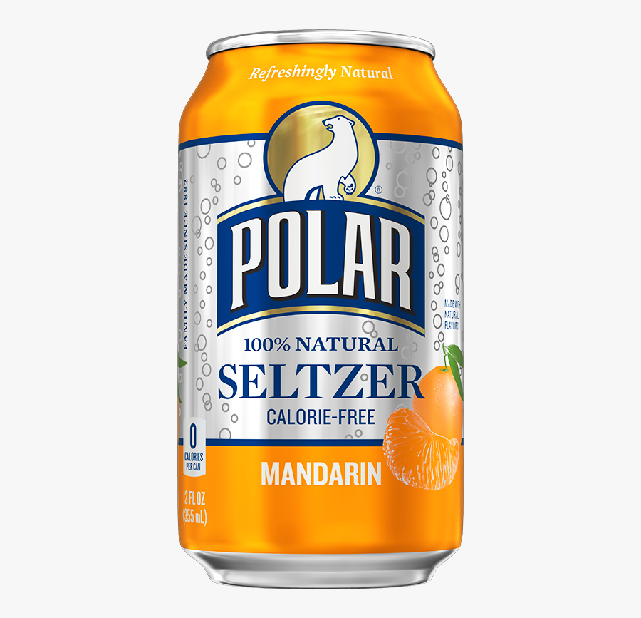 Polar Mandarin 12oz - Polar Beverages, Transparent Clipart