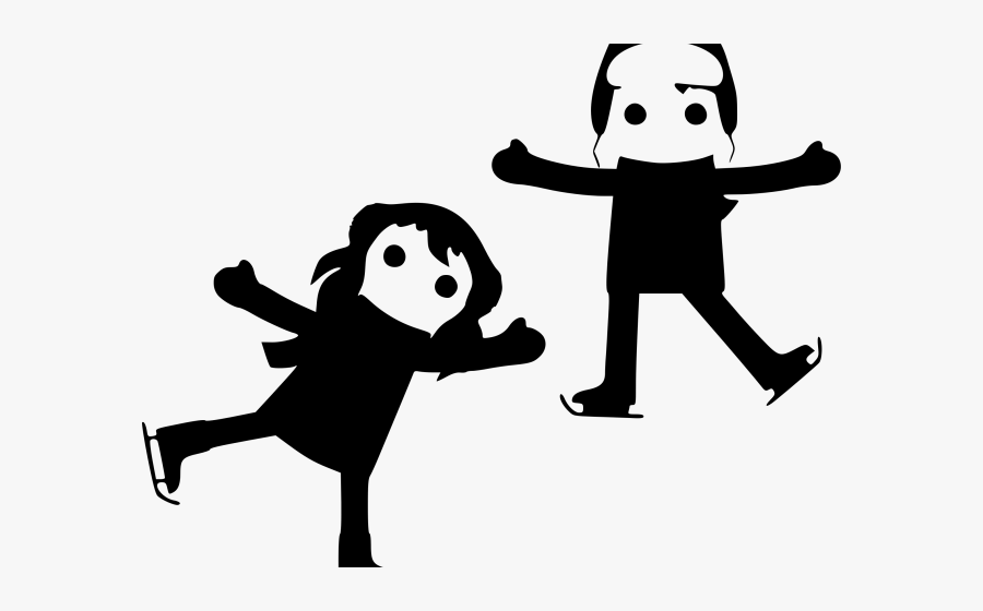Ice Clipart Ice Skater - Ice Skating Icon Png, Transparent Clipart