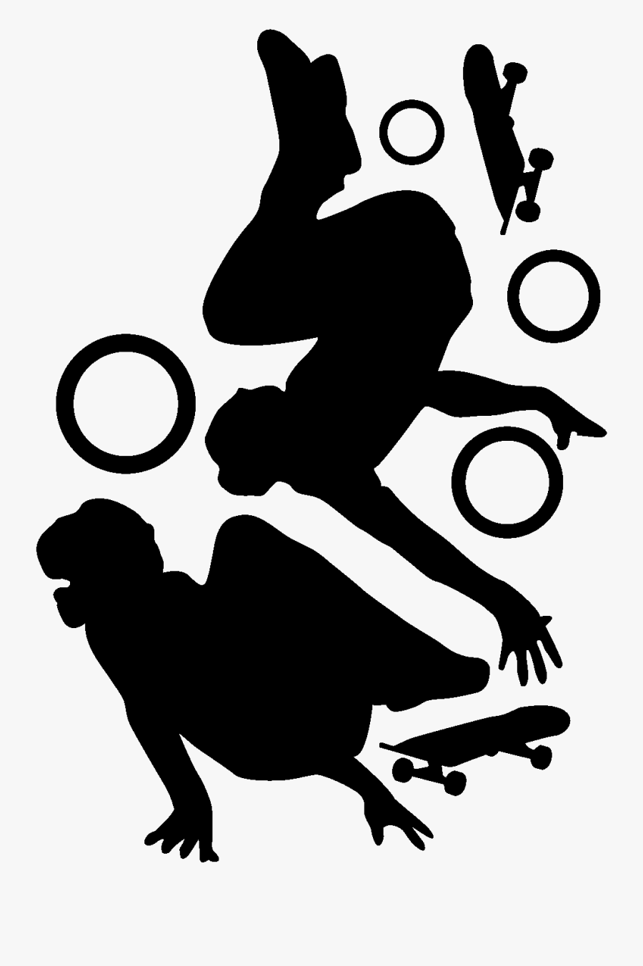 Sticker Wall Decal Vinyl Group Clip Art - Silhouette, Transparent Clipart