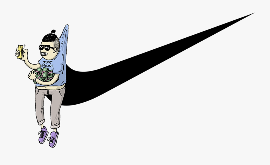 It"s Just A Bottom Line, Whereas The Skater-owned Companies - Cartoon, Transparent Clipart