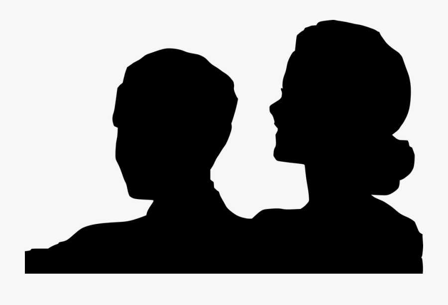 Movies Clipart Silhouette - Couple Watching Tv Clipart, Transparent Clipart