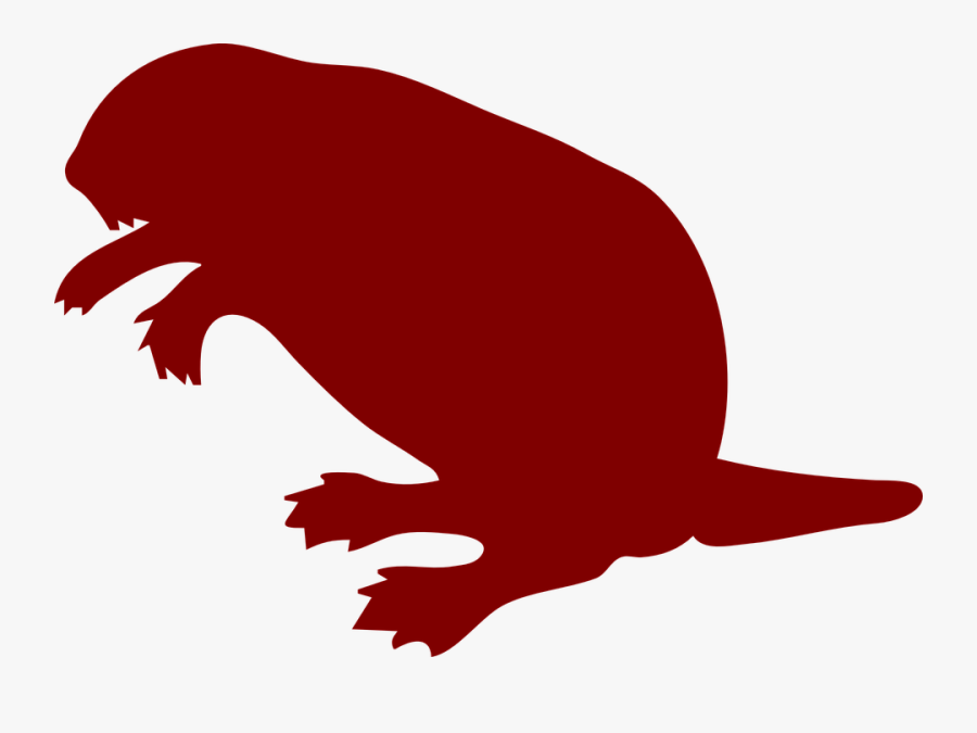 Beaver, Silhouette, Drawing, Art, Animal, Forest, River - Beaver Clip Art, Transparent Clipart