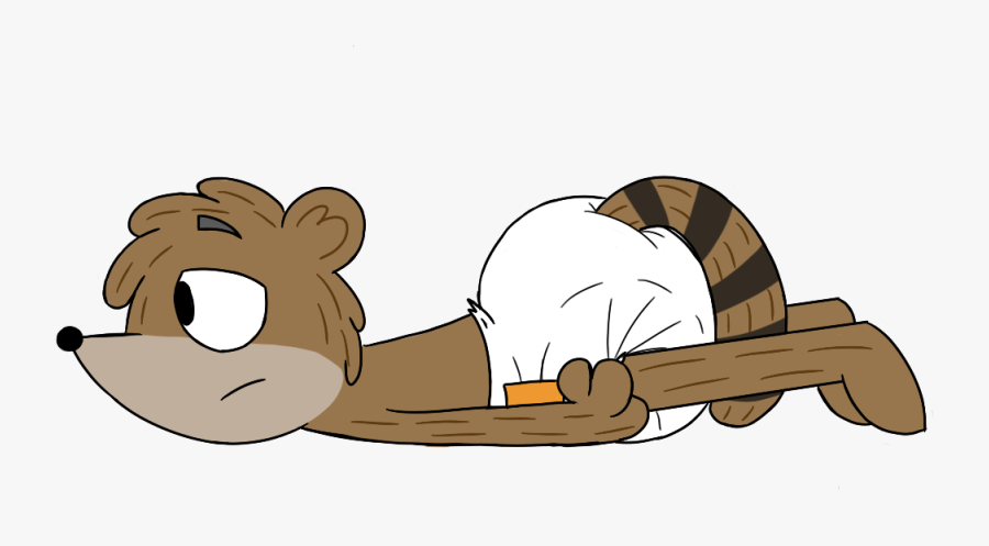 Cartoon,clip Character,beaver,ear,art - Rigby Fanart, Transparent Clipart