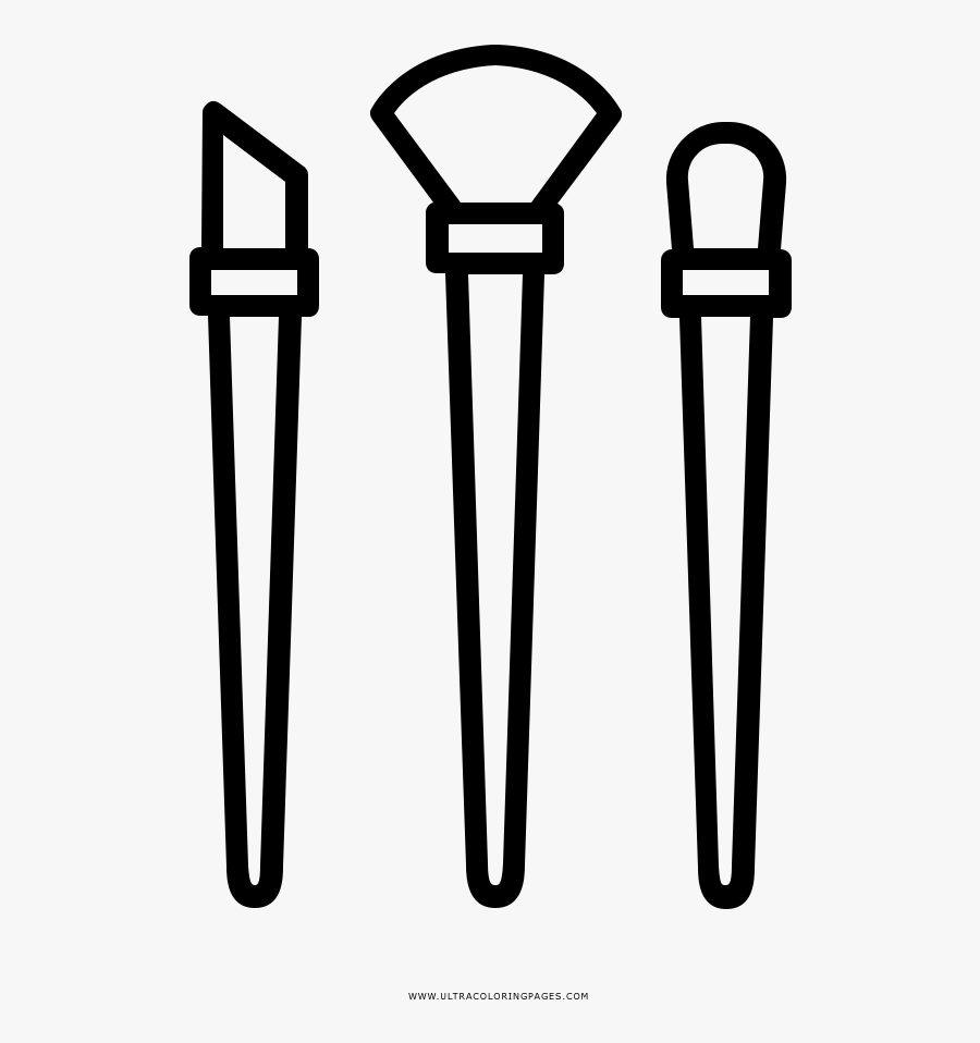 Makeup Artist Coloring Page, Transparent Clipart