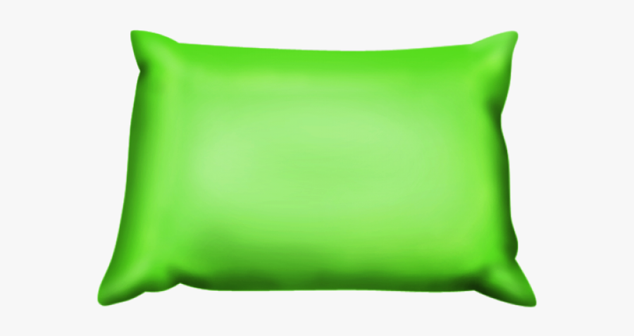 Green Pillow Png, Transparent Clipart