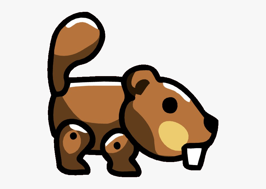 Beaver Pup, Transparent Clipart