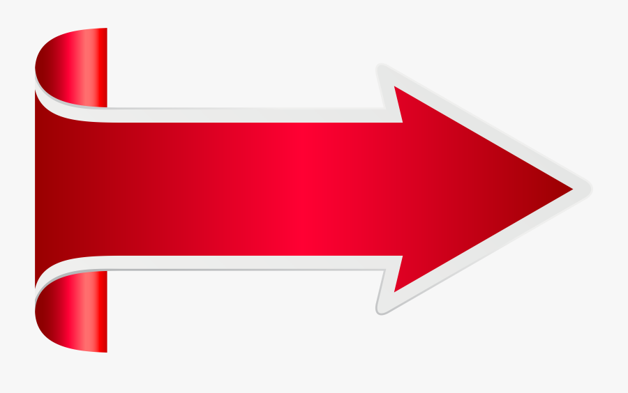 Red Arrow Png Clip Art Transparent Image - Transparent Background Arrow Logo, Transparent Clipart