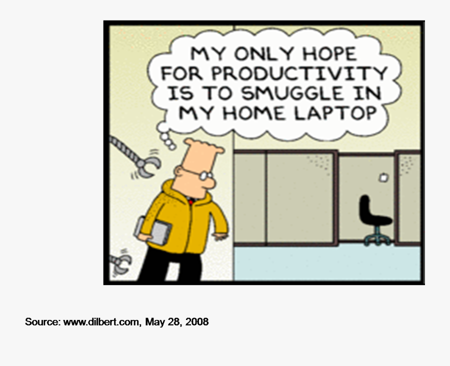 Dilbert Wants His Own - Software Defined Networking Cartoon, Transparent Clipart