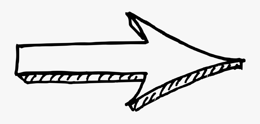 Drawn Arrow Native Arrow Png - White Drawn Arrow Png, Transparent Clipart