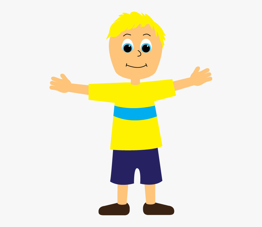 Omk Is Now Working With Illustrator Brian Rees To Update - Boy Cartoon With Yellow Hair, Transparent Clipart