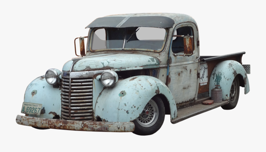 Pickup Clipart Custom Truck - Old Truck Png, Transparent Clipart