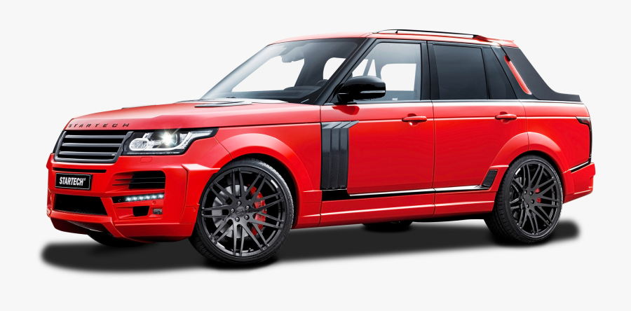 Startech Range Rover Pickup Red Truck Png Image - Range Rover Evoque Rood, Transparent Clipart