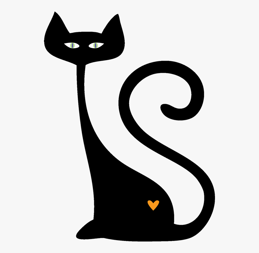 Transparent Black Cat Clip Art - Black Cat Clip Art Png, Transparent Clipart