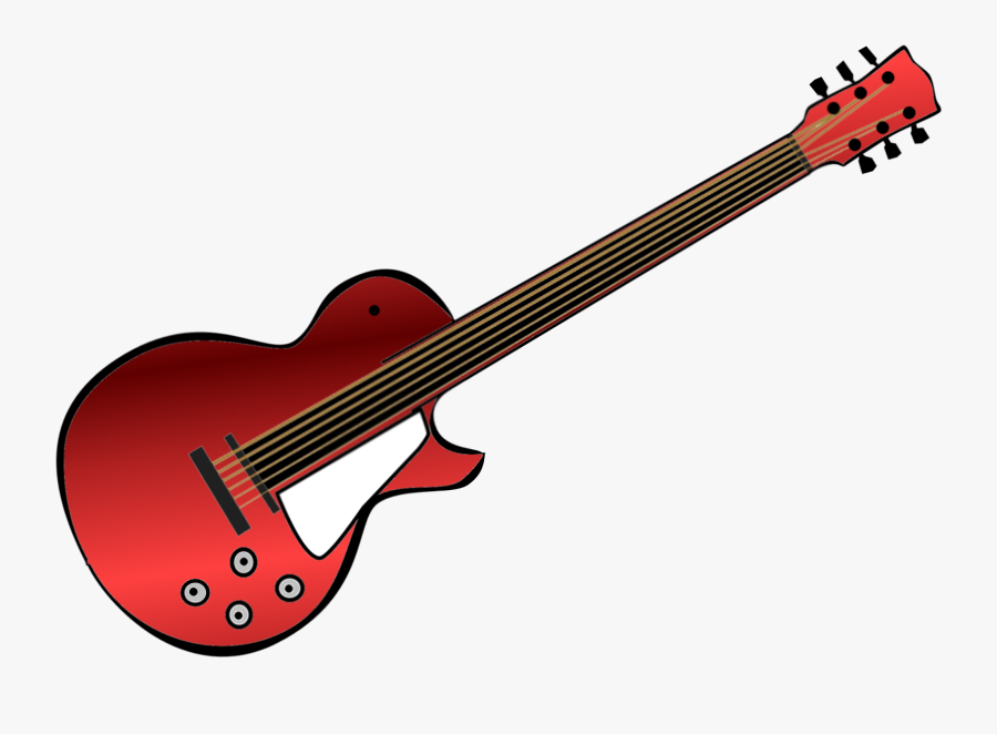 Transparent Rockstar Guitar Clipart - Bass Guitar, Transparent Clipart