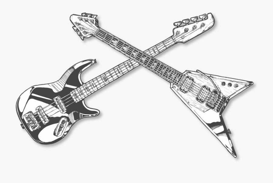 Neon Goldfish Is Born - Bass Guitar, Transparent Clipart