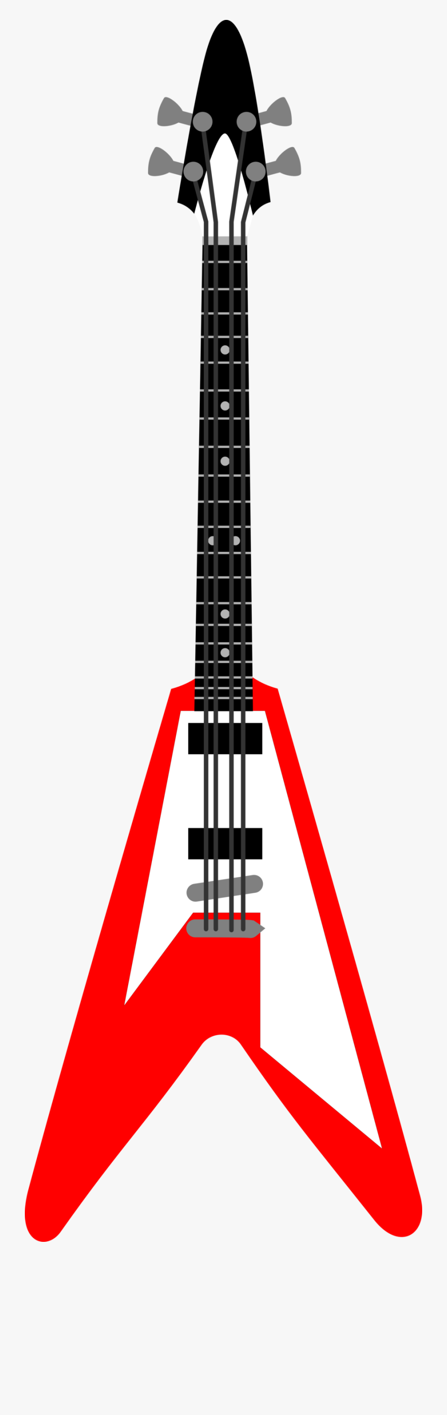 Guitar Clipart - Electric Guitar Cartoon Png, Transparent Clipart