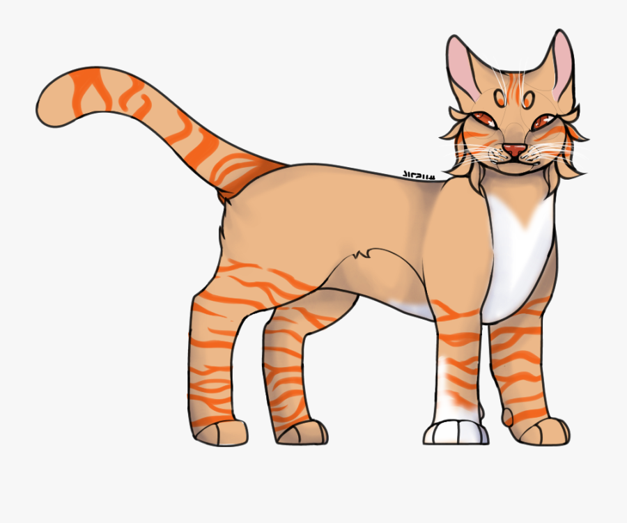 Alley Cat Clipart Curled Tail - Cartoon, Transparent Clipart
