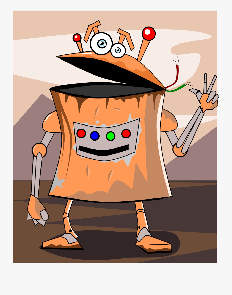 Avatarka Robot Geometry 555px - Rusty Robot Clip Art, Transparent Clipart