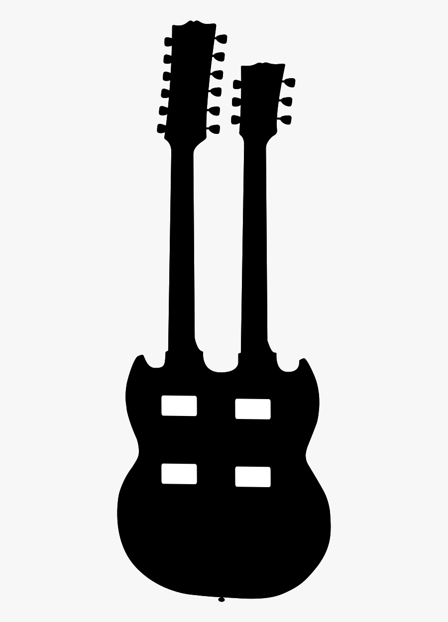 Guitar Clipart Svg - Bass Guitar, Transparent Clipart