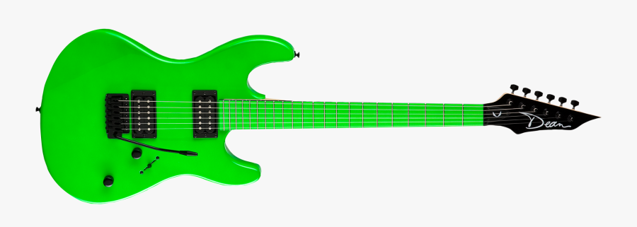 Transparent Electric Guitar Clipart - Dean Custom Zone Pink, Transparent Clipart