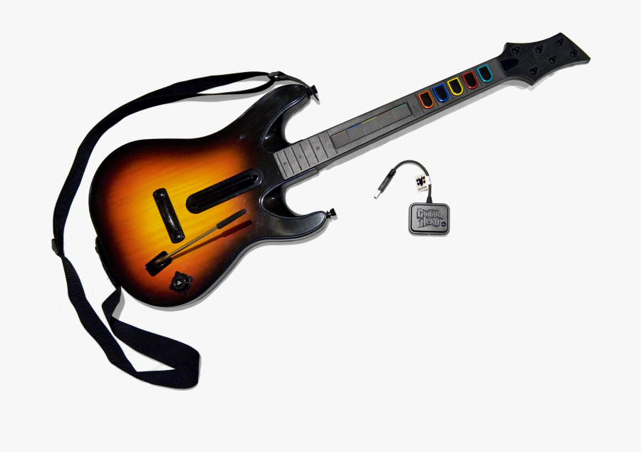 Ps3 Guitar Hero Controller Transparent Background - Guitar Hero World Tour Guitar, Transparent Clipart