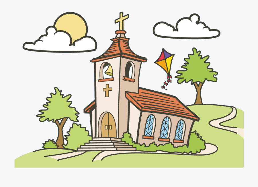 The Difference Spot Drawing Church Free Frame Clipart - Dibujo De Una Iglesi, Transparent Clipart