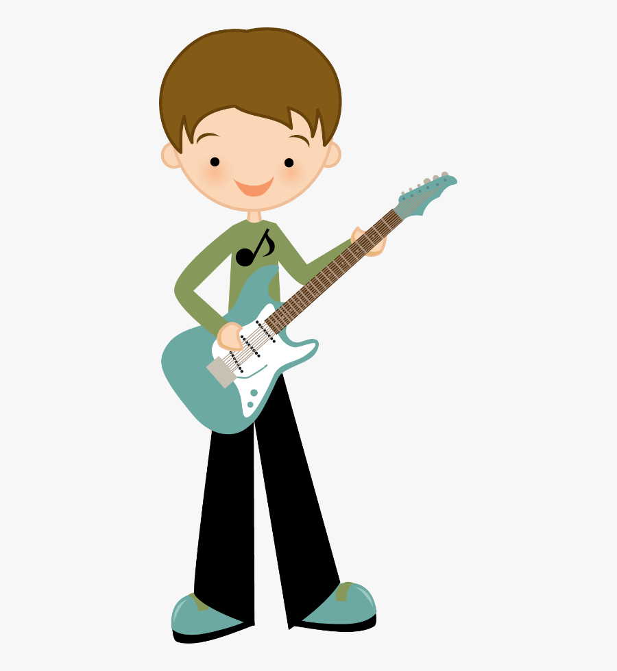 Guitar Clipart Boy - Playing Guitar Clipart Png, Transparent Clipart