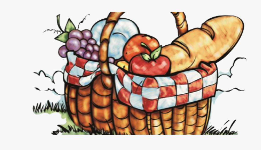 Cartoon Picnic Basket Transparent, Transparent Clipart