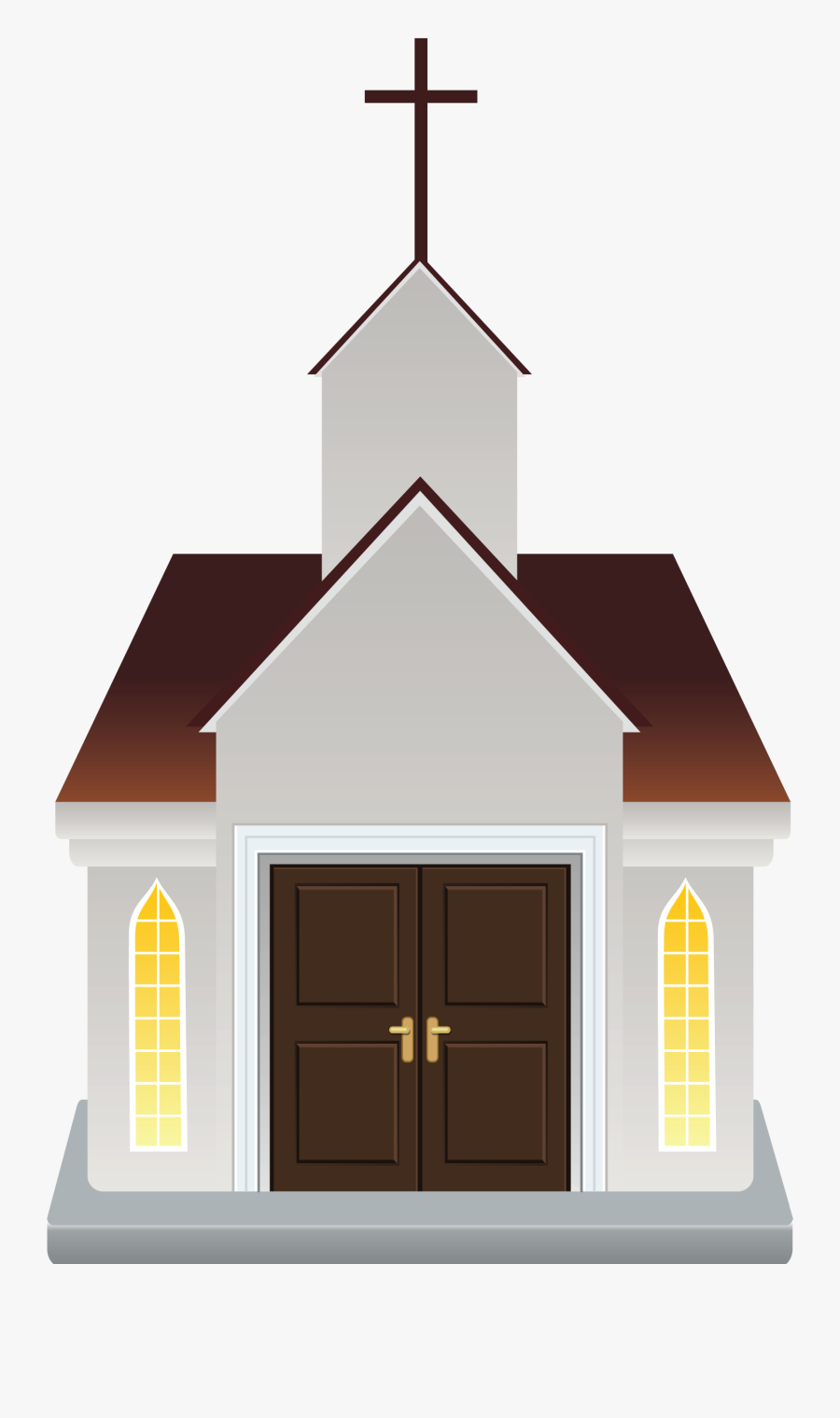 Building Church Cartoon Icon Download Hq Png Clipart - Cartoon Church Building, Transparent Clipart