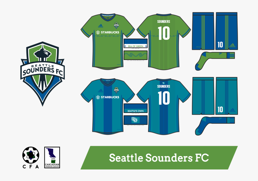 Transparent Space Needle Clipart - Seattle Sounders Concept Kits, Transparent Clipart