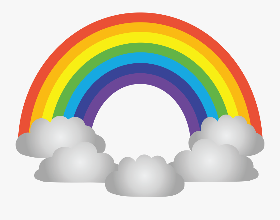 Rainbow Clip Art, Transparent Clipart