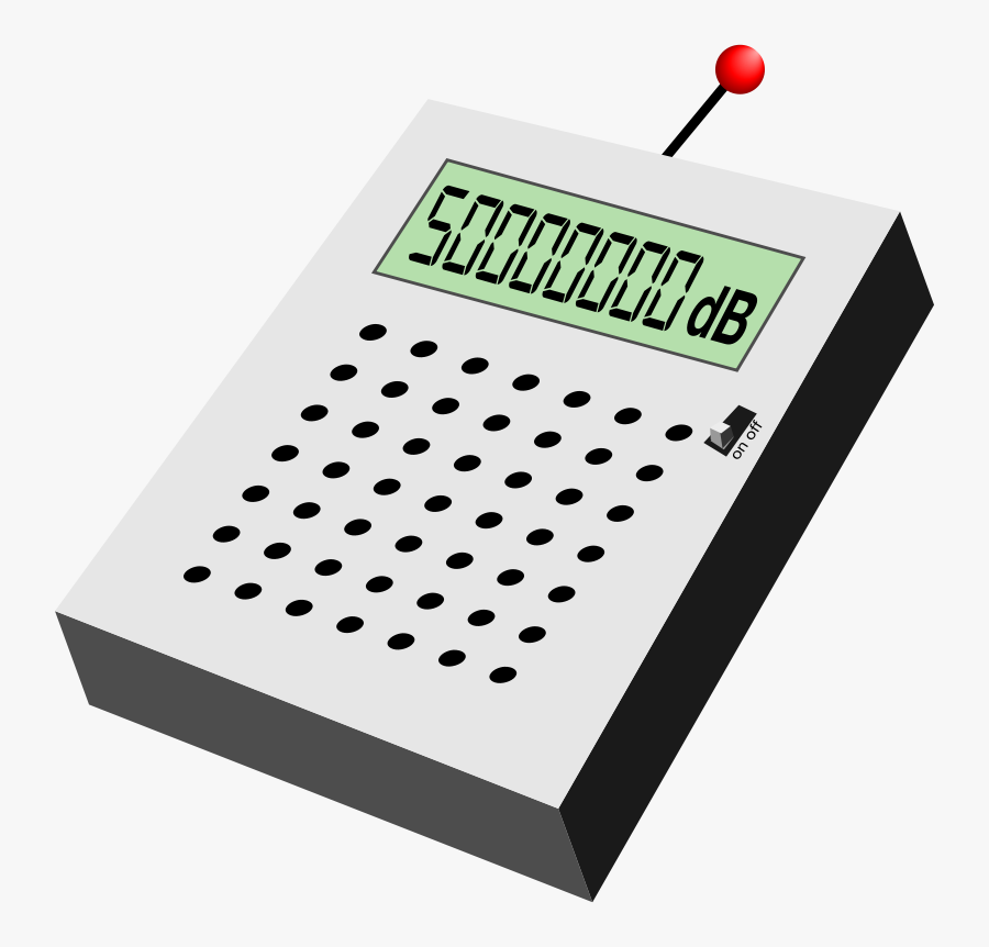 Electronic Decibel Measurer - Decibel Clipart, Transparent Clipart