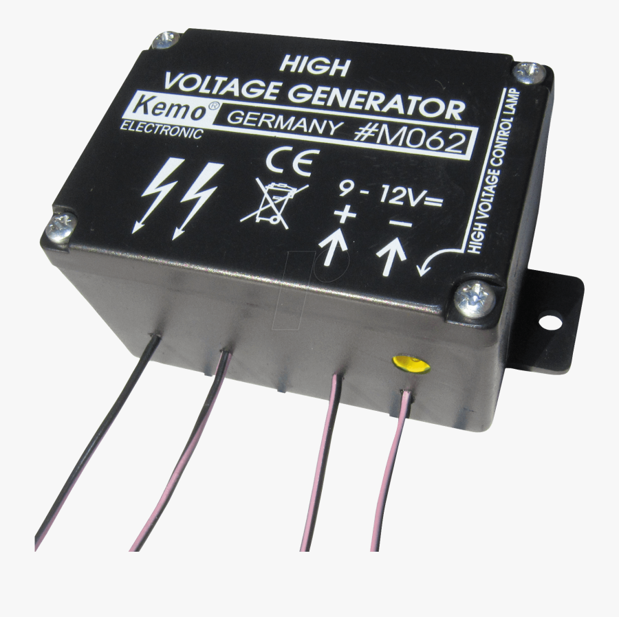 Electric Fence High Potential Voltage Circuit Electronics - Sensores Generadores De Voltaje, Transparent Clipart