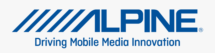 Alpine Logo Electronics Png - Alpine Car Audio Logo, Transparent Clipart