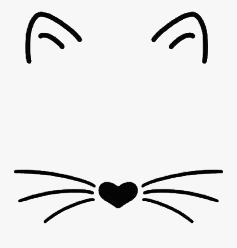 Transparent Black And White Tumblr Stickers, Transparent Clipart