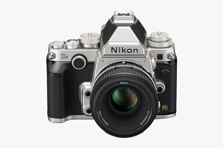 Nikon Retro Camera, Transparent Clipart