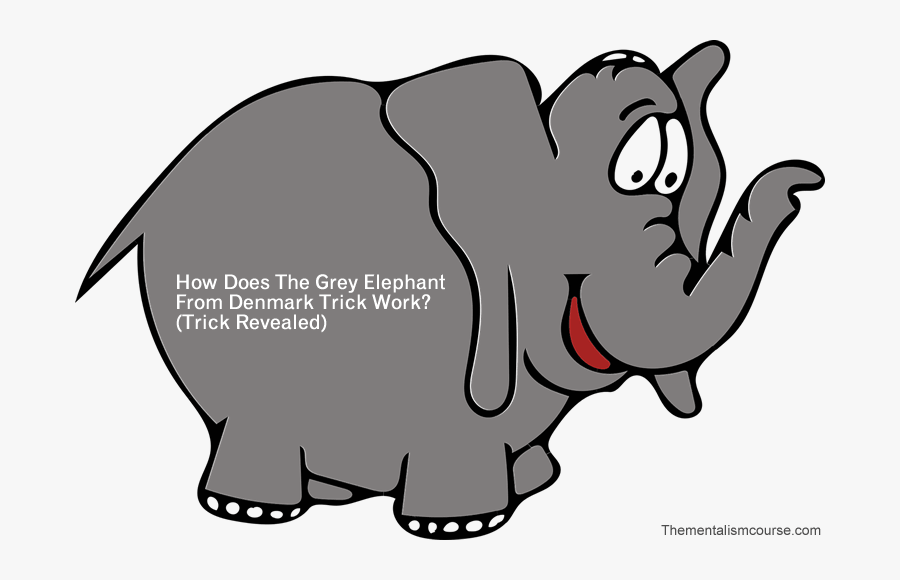 Elephant Clipart Flashcards - Elephant Gray, Transparent Clipart