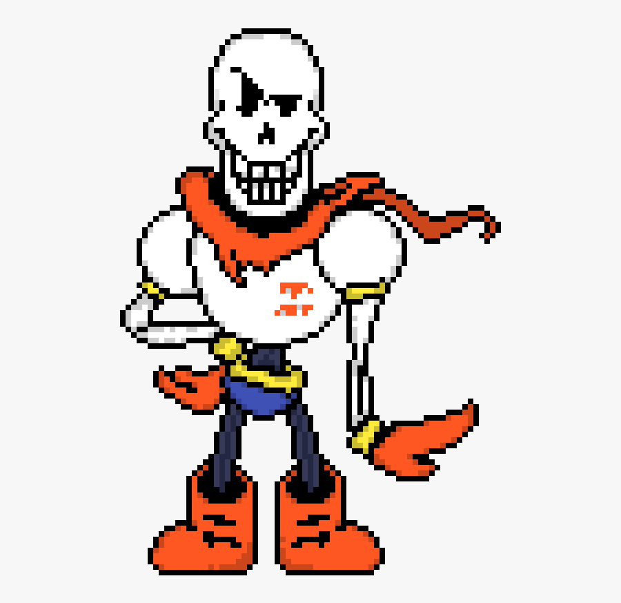 Papyrus Png - Transparent Undertale Papyrus Sprite, Transparent Clipart