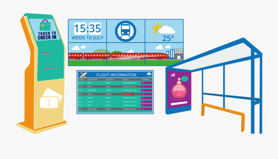 Transport Montage - Digital Signage Png, Transparent Clipart