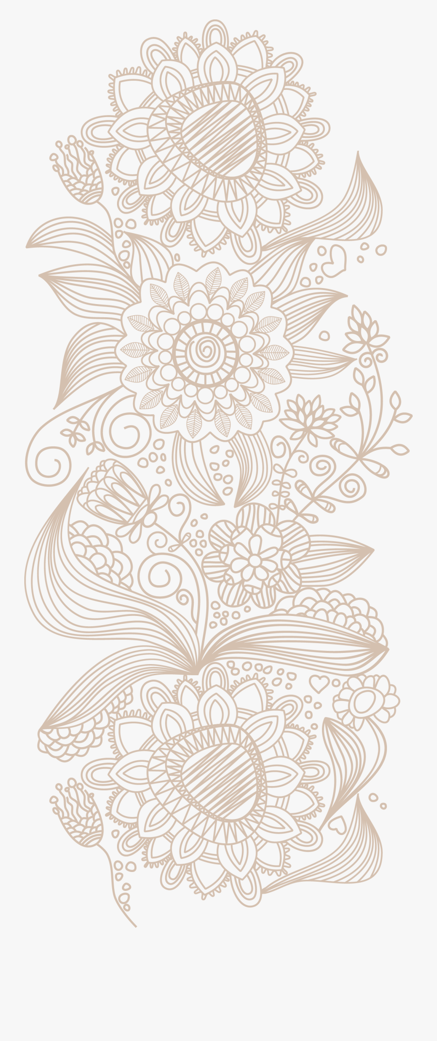 Lace Motif Vectors, Transparent Clipart