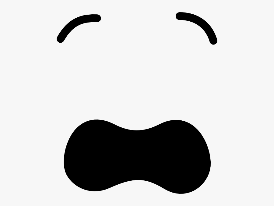 Worried Mouth Png, Transparent Clipart