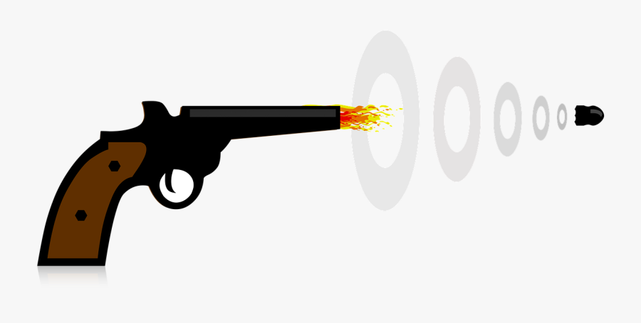 Cartoon Gun And Bullet, Transparent Clipart